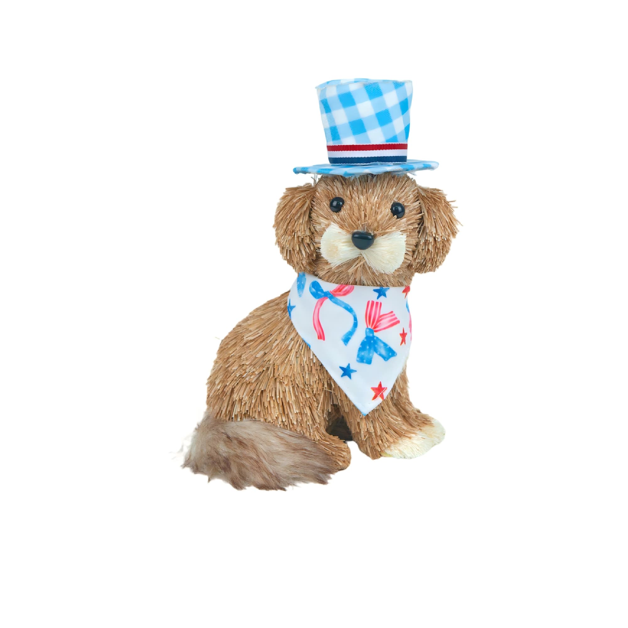 7" Sisal Dog with Top Hat Tabletop Décor by Celebrate It™